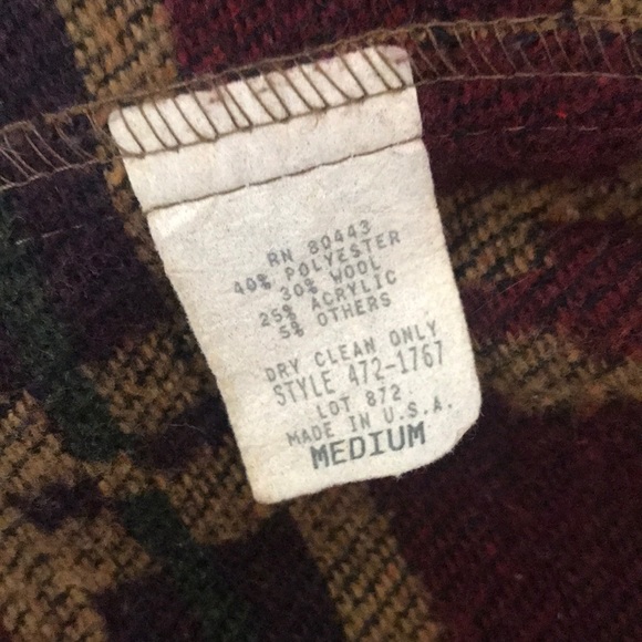 MIXED BLUES Vintage Wool Blend Blazer Jacket - Picture 6 of 6